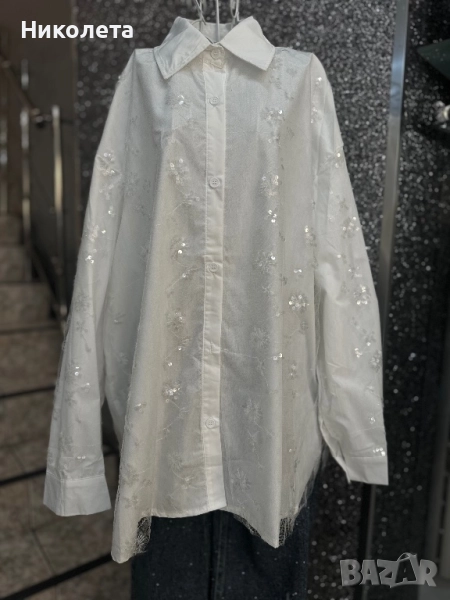 Риза с пайети, снимка 1