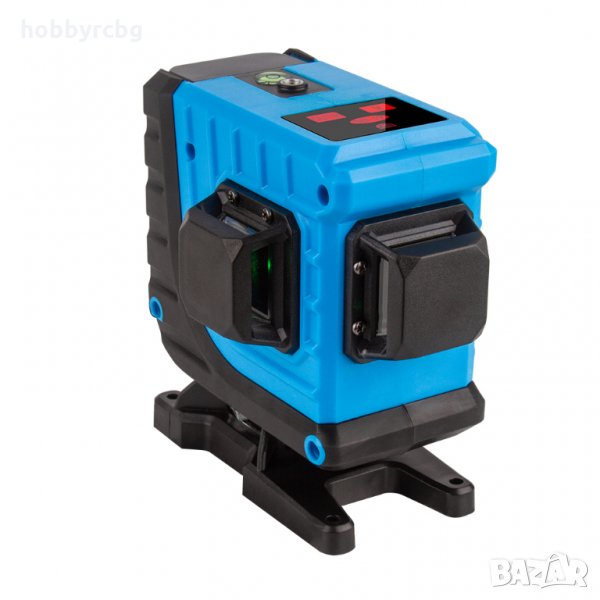 3D лазерен нивелир с 12 линии, зелен лазер, снимка 1