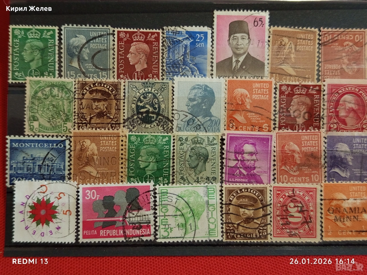 Стари пощенски марки от цял свят смесени СВЕТОВНИ ЛИДЕРИ за КОЛЕКЦИЯ 51619, снимка 1