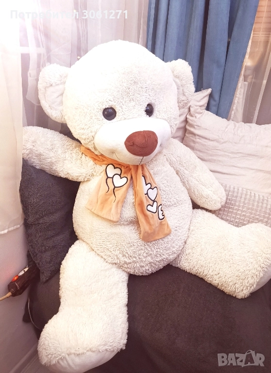 Плюшено мече, височина 120 см, XXL Коледа дойде ❤️ , снимка 1