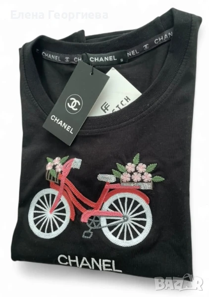 Дамска тениска CHANEL размер S, снимка 1