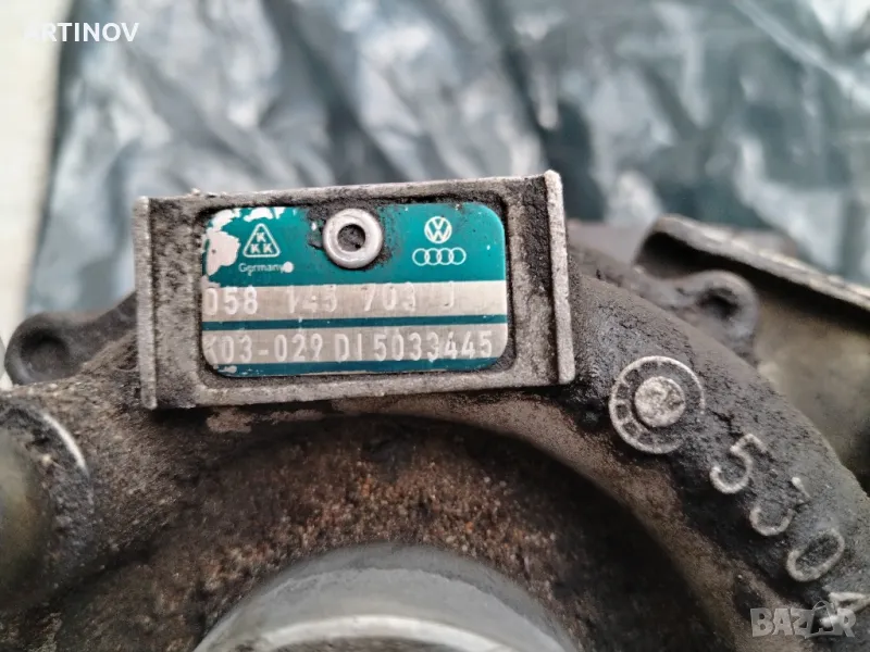 Турбо К03-29 за 1.8т надлъжен мотор и масловод , снимка 1