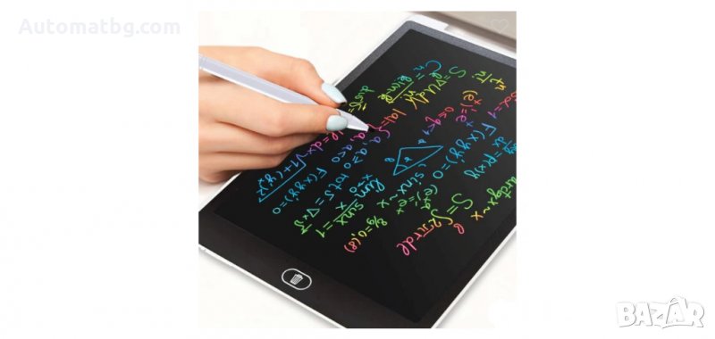 Таблет за писане с 12" LCD екран и химикалка Rainbow, Automat , снимка 1
