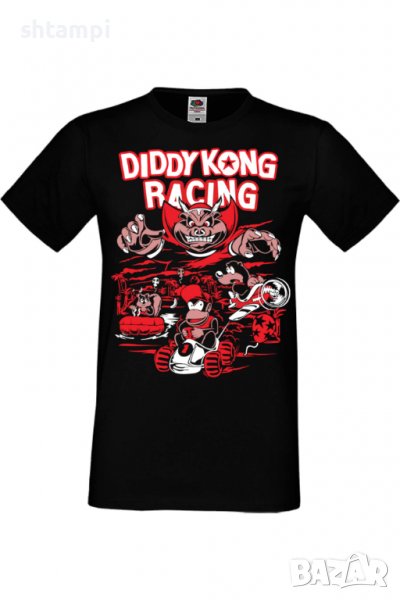 Мъжка тениска Nintendo Diddy Kong Racing,Игра,Гейм,Геймър,Подарък,Изненада,Повод,Празник,Събитие,Раз, снимка 1