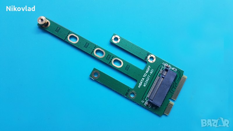 mSATA to M2 NGFF Adapters Convert Card 6.0Gb/s, снимка 1