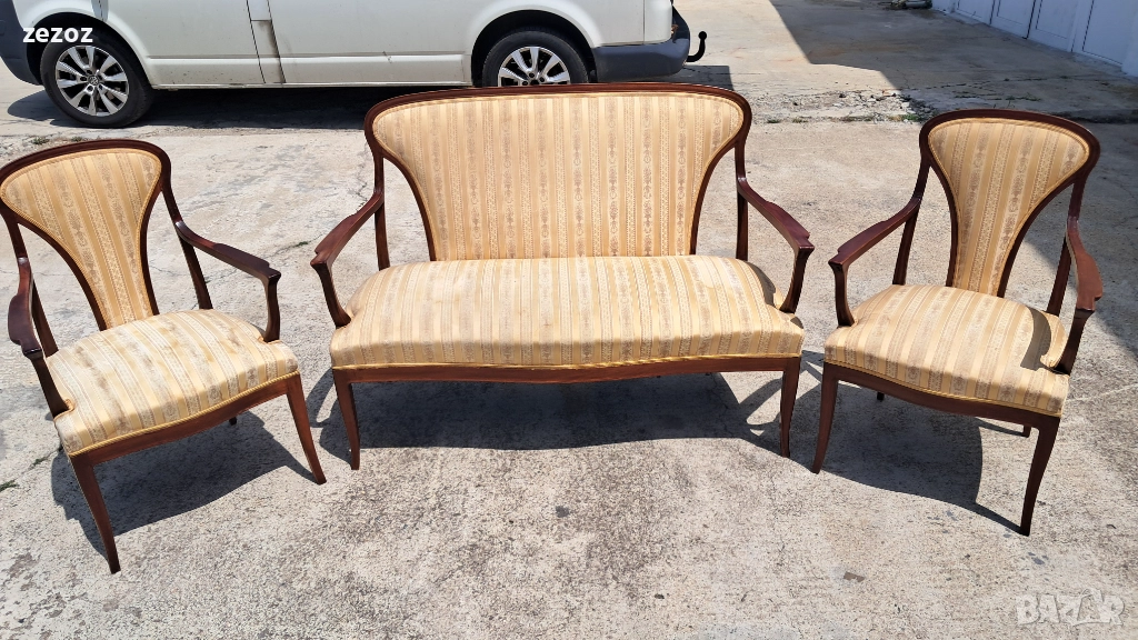 Ретро комплект махагон, снимка 1
