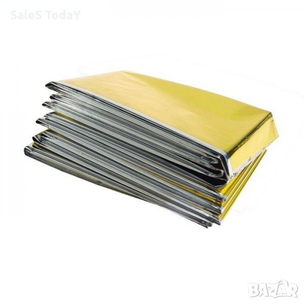 Термо одеяло, 140 Х 210 СМ, Аварийно одеяло за оцеляване, снимка 1