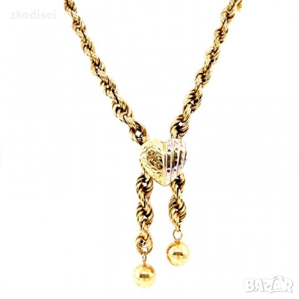 Златно колие 22,90гр. 64см. 14кр. проба:585 модел:13344-1, снимка 1