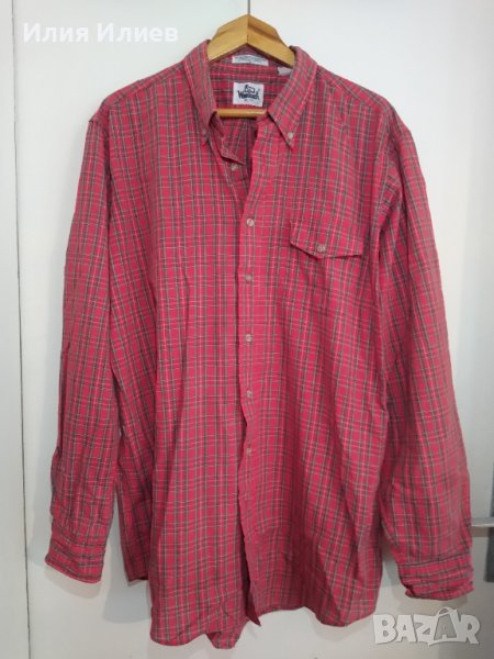 Мъжка карирана риза, размер ХL , снимка 1