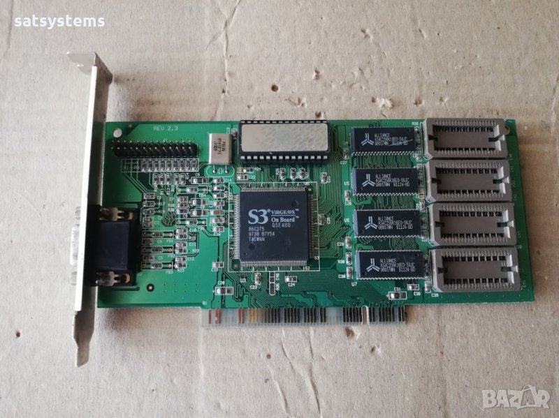 Видео карта  S3 Virge/DX Aristo Ihbart REV:2.3 2MB PCI, снимка 1