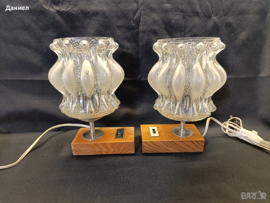 Две ретро настолни лампи, снимка 1