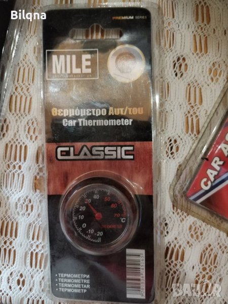 термометър, часовник, компас, термометър и хидромер за кола , снимка 1
