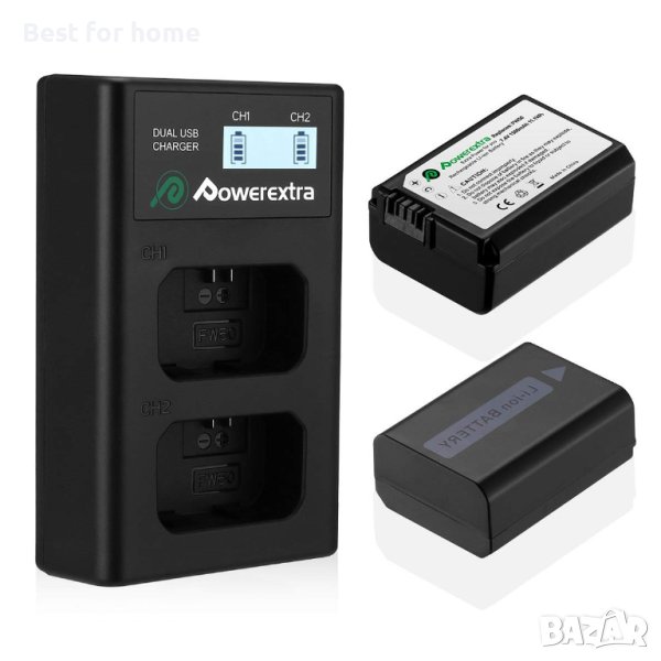Зарядна станция за батерии Sony батерии тип PW 50 Powerextra, снимка 1