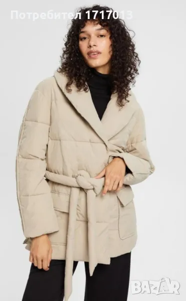 Espirt зимно яке с колан, размер М, снимка 1