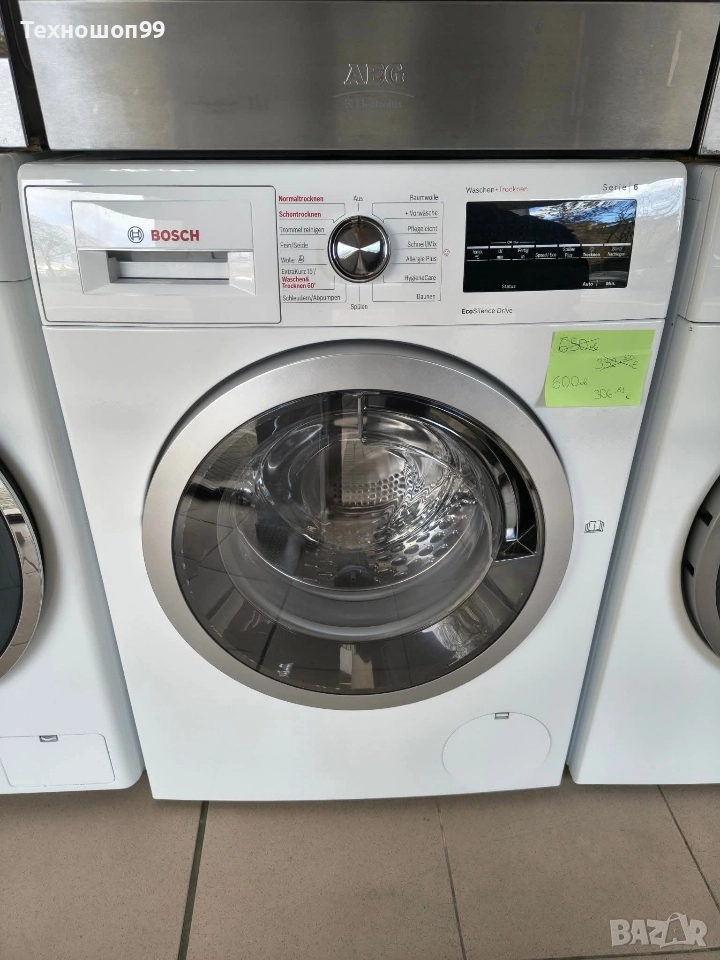 Комбинирана пералня със сушилня Bosch Serie 6, снимка 1