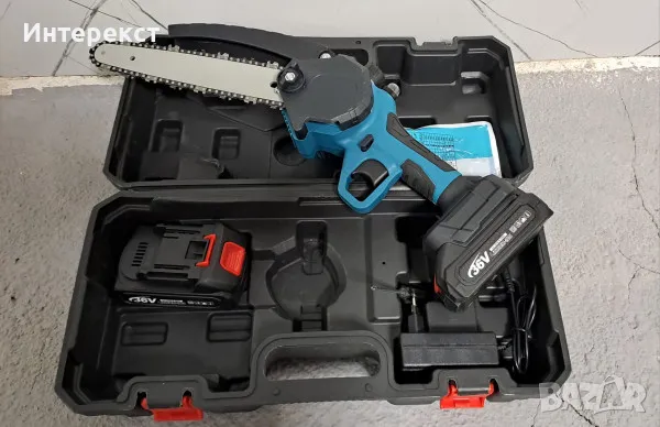 Акумулаторен верижен трион 36V 5.0Ah, снимка 1