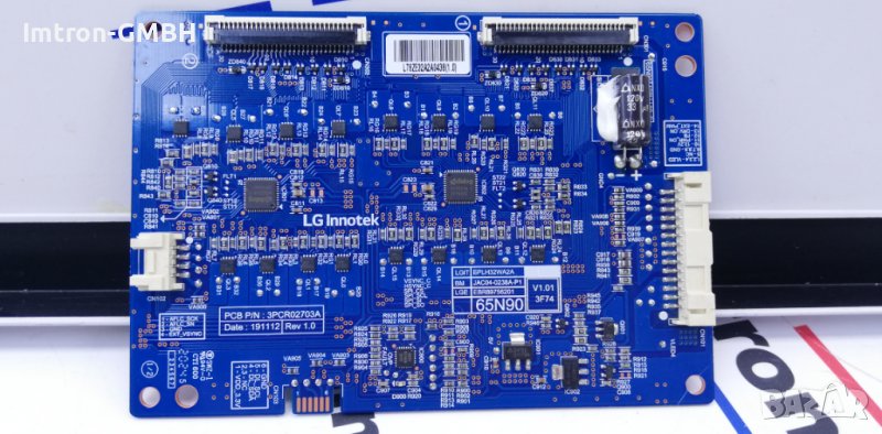 T-con board L78ZE32A2A0438(1.0) PCB: 3PCR02703A / 65NANO906NA, снимка 1