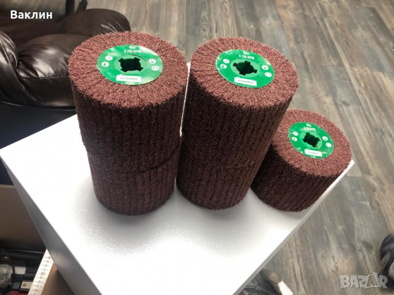 Абразивен валяк за полиране и сатениране , снимка 1