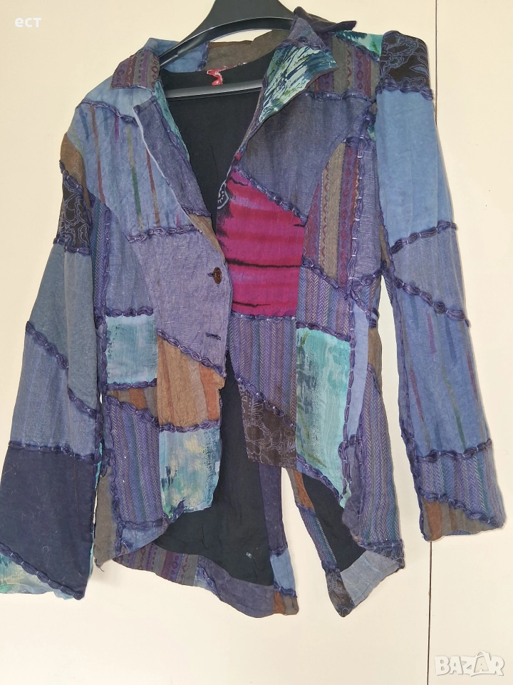 Асиметрично арт сако, снимка 1