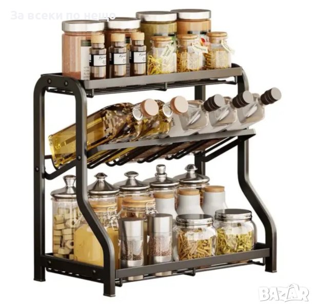 Стойка за подправки на 3 нива, снимка 1