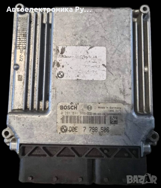 Компютър на двигателя BMW E65 E66 ECU 3.0d ,0281011886 ,DDE ,7798506 ,7793498 ,7798427, снимка 1