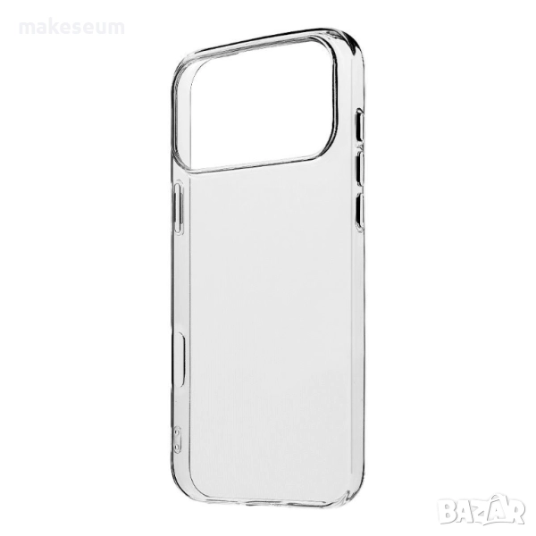  Силиконов (TPU) калъф за iPhone 17 Pro Max - OBALME Basic Clear TPU Case (прозрачен), снимка 1