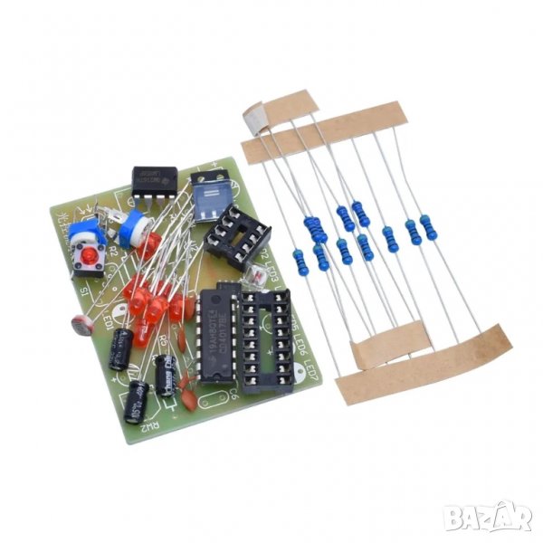 Комплект за запояване - Light control flow lamp, снимка 1