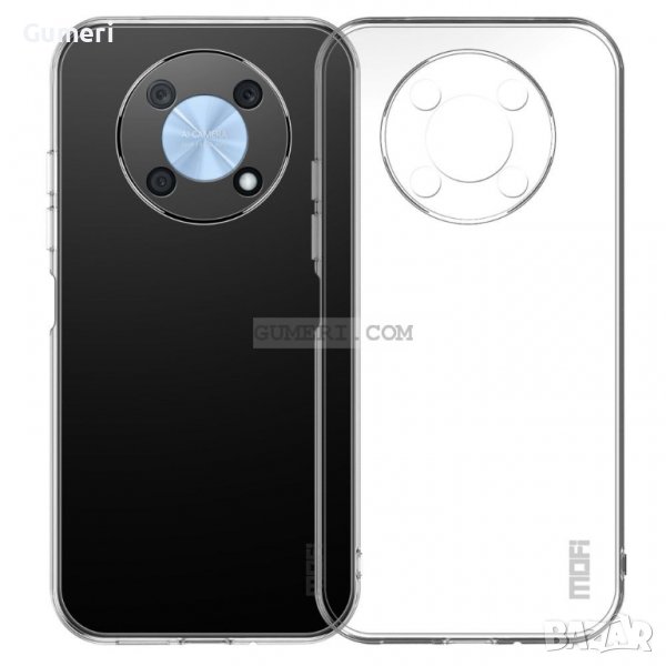 Huawei Nova Y90 - Силиконов Гръб със Защита за Камерата - Прозрачен, снимка 1