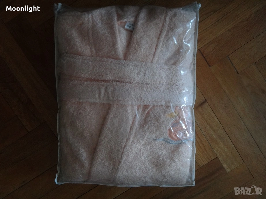 Нов качествен дамски халат 100% памук, снимка 1