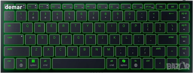 Razer Joro - Компактна безжична клавиатура с подсветка - Bluetooth, снимка 1