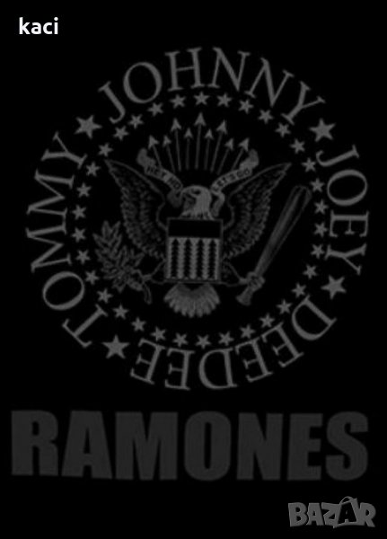 Тениска на Рамонес- сито печат на щампата., снимка 1