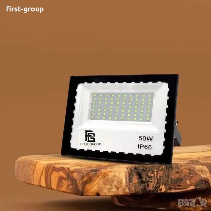 ЛЕД прожектор 400W, 28000 lm, 6500 K, студено бяло, IP66, снимка 1