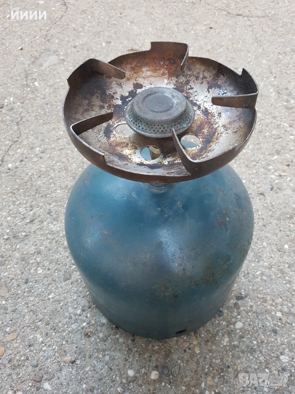 Чешки газов котлон с бутилка , снимка 1