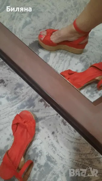 Платформи от велур, снимка 1