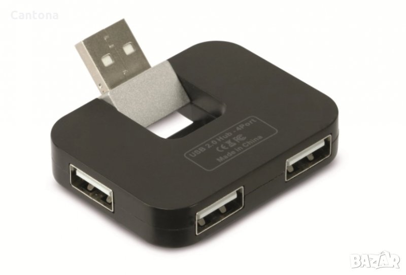 USB 2.0 Hub, 1 USB М към 4 USB F, снимка 1