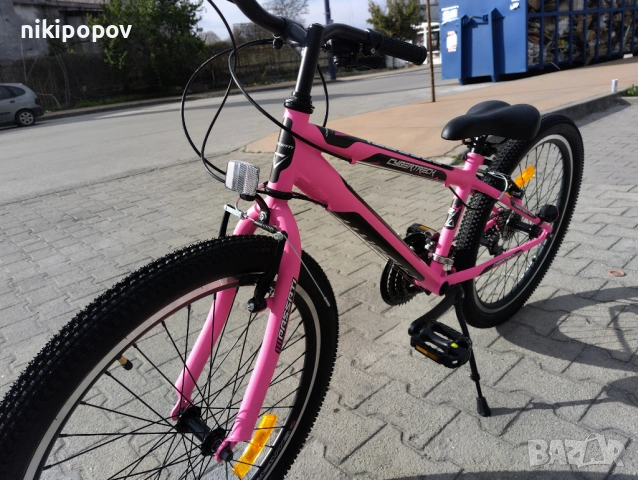 BG Велосипед 24" CYBER розов, снимка 7 - Велосипеди - 54334732
