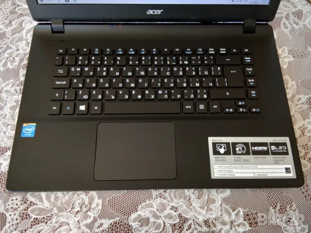 Лаптоп Acer Aspire ES1-511, снимка 5 - Лаптопи за дома - 47384859