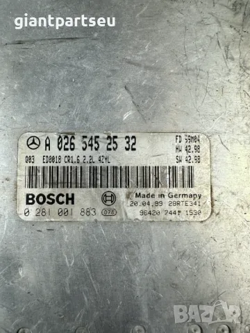 ECU Компютър Двигател за Мерцедес Mercedes-benz W210 A0265452532, снимка 2 - Части - 49273331