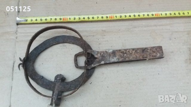 стар кован масивен капан за животни , снимка 9 - Антикварни и старинни предмети - 30183019