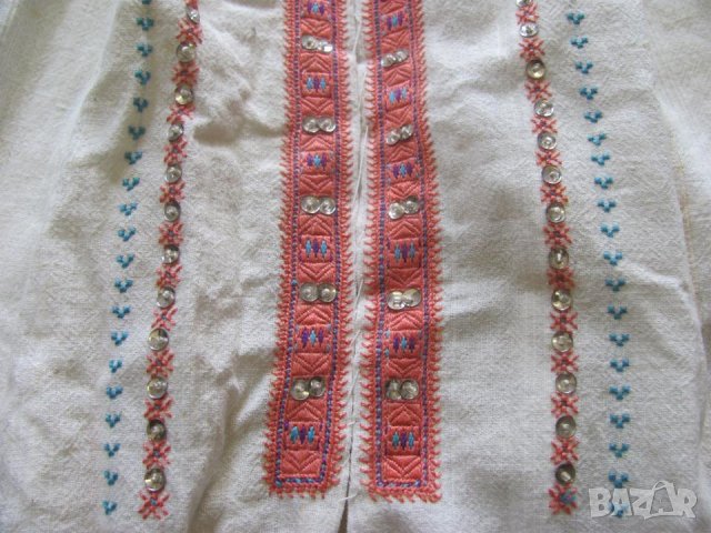 19 век Фолк Арт Женска Риза Македония, снимка 5 - Антикварни и старинни предмети - 35196183