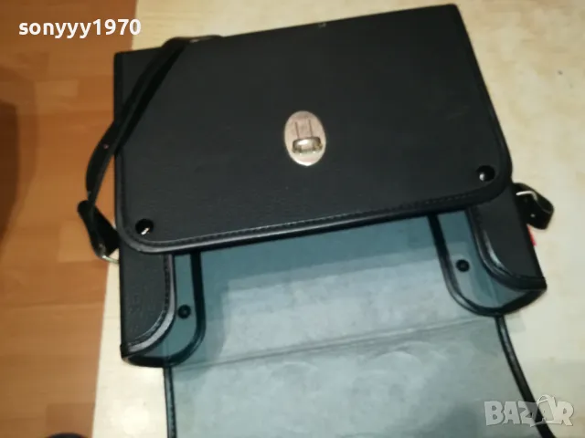 JAPAN-КОЖЕНА ЧАНТА ЗА БИНОКЪЛ 20Х17Х7СМ-MADE IN JAPAN ВНОС SWISS 1201251921, снимка 13 - Екипировка - 48654967