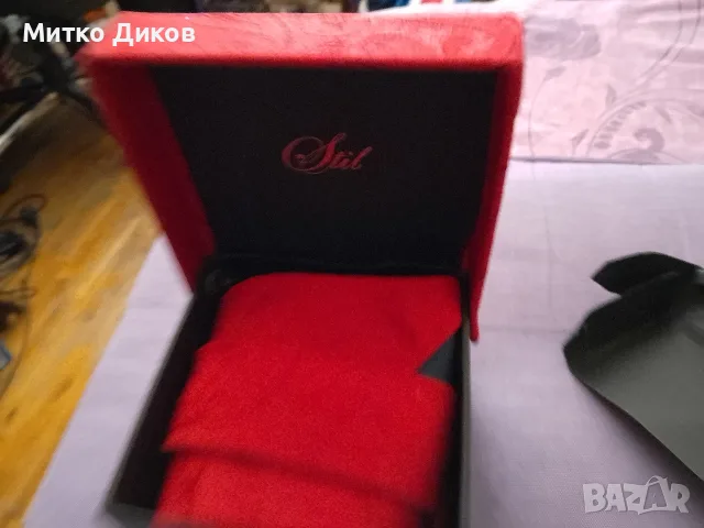 Копринена вратовръзка немска маркова и копринена кърпичка за сако 30х30см нови в кутия ръчна изработ, снимка 10 - Сватбени аксесоари - 56226504
