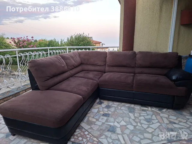 Разтегателен диван с функция сън, снимка 8 - Дивани и мека мебел - 56135946