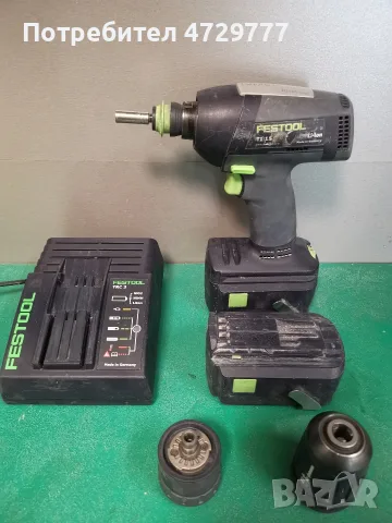 Festool ti 15 Li комбиниран винтоверт, снимка 3 - Винтоверти - 55741065