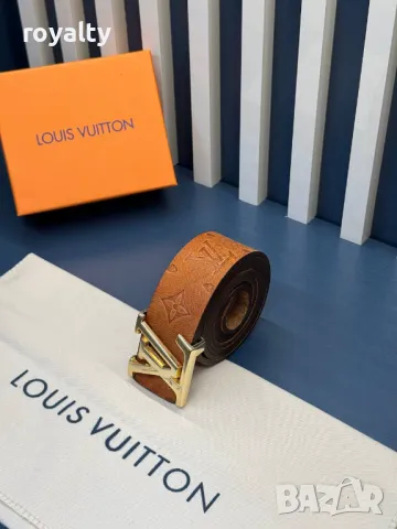 Louis Vuitton колани естествена кожа , снимка 6 - Колани - 49549775
