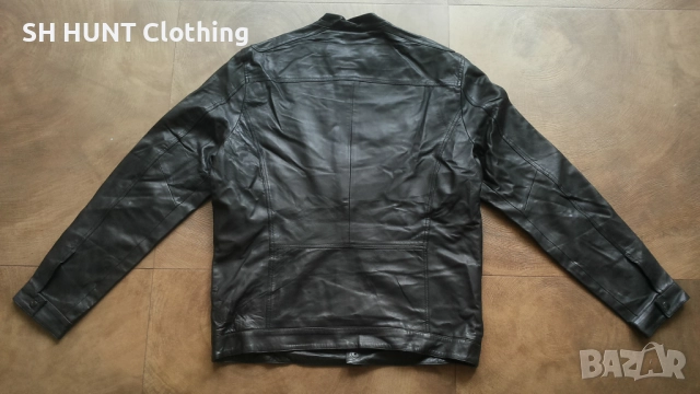SELECTED Leather Jacket Размер L / XL яке естествена кожа 43-66, снимка 3 - Якета - 52199638