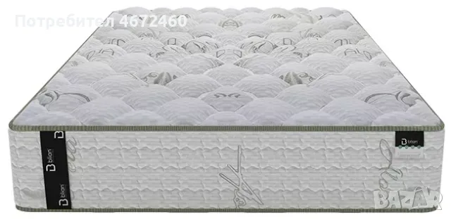 Двулицев ортопедичен матрак Verde Pocket Блян 160x200х30, снимка 5 - Матраци - 56298717
