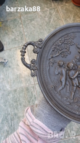 Чугунена чиния ПАНО, снимка 3 - Антикварни и старинни предмети - 52372852