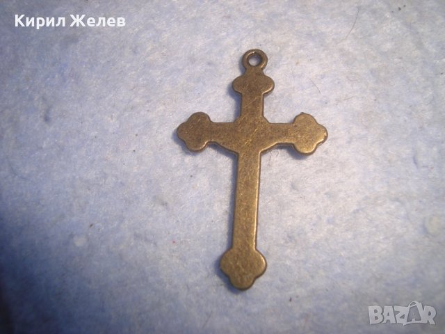 БРОНЗОВО ПРАВОСЛАВНО НАГРЪДНО РАЗПЯТИЕ КРЪСТЧЕ 21391, снимка 2 - Други ценни предмети - 36973587