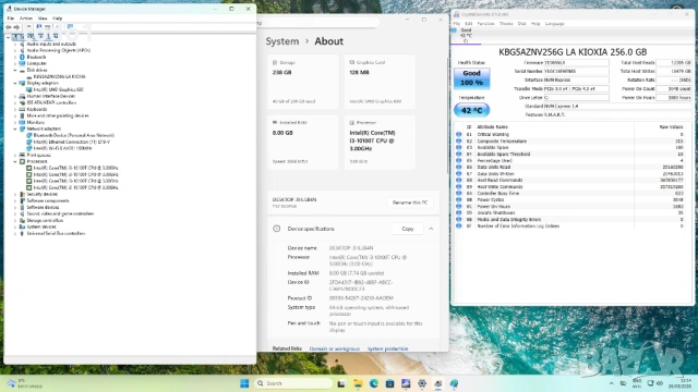 Lenovo ThinkCentre M70q Tiny Desktop i3-10100T/PCIe 256GB/8GB, снимка 6 - Работни компютри - 53986240